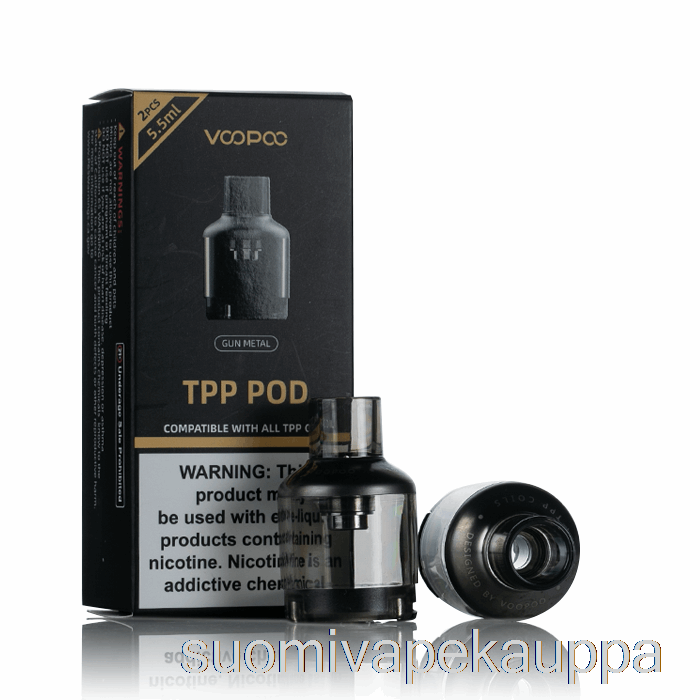 Vape Kauppa Voopoo Tpp Korvaava Pods Gunmetal